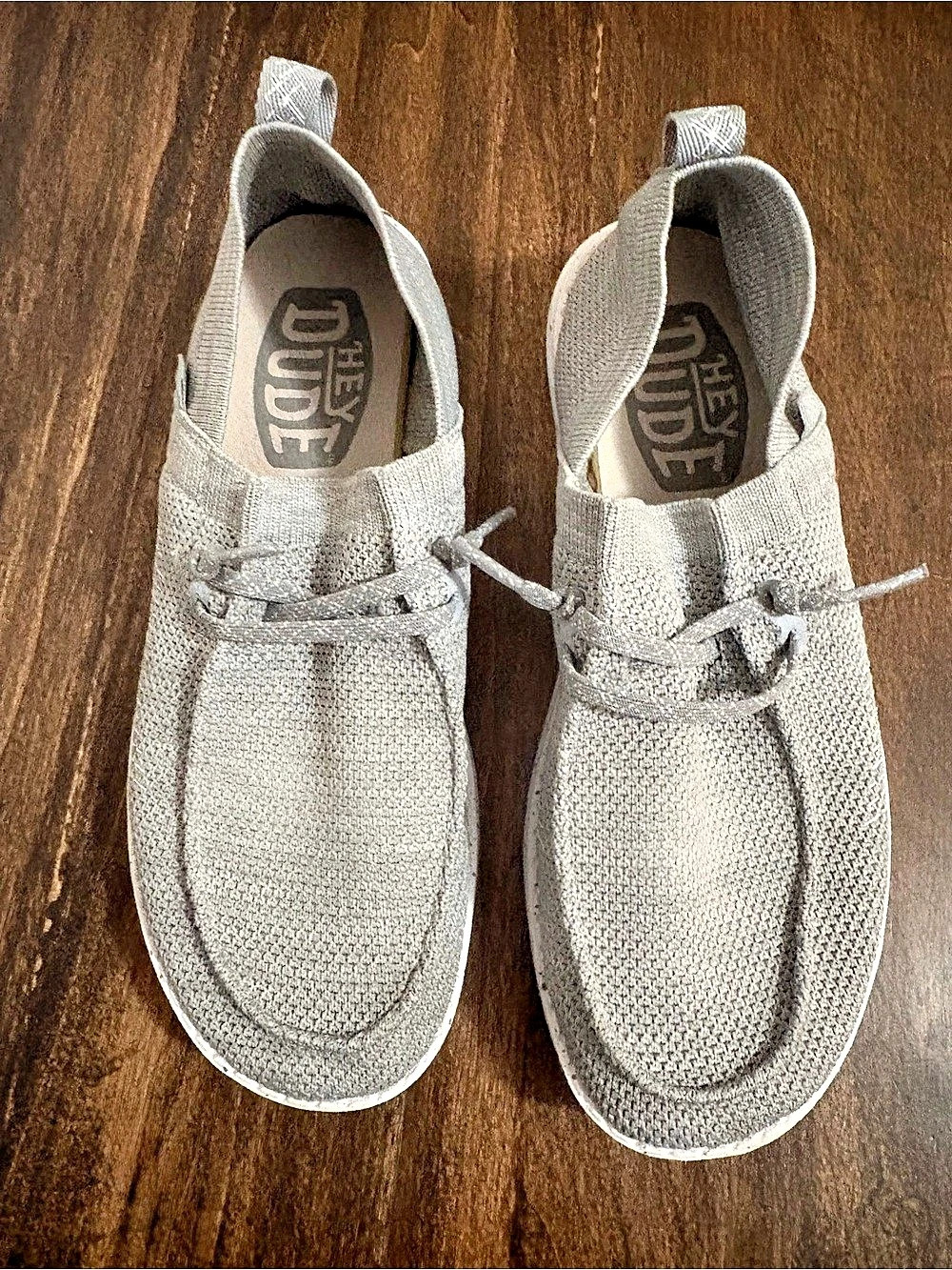 Hey Dude Wendy Halo Gray Sneakers US 7